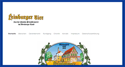 Desktop Screenshot of leinburger-bier.de